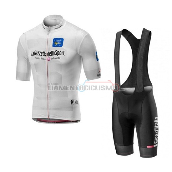 Abbigliamento Ciclismo Giro d'Italia Manica Corta 2019 Bianco